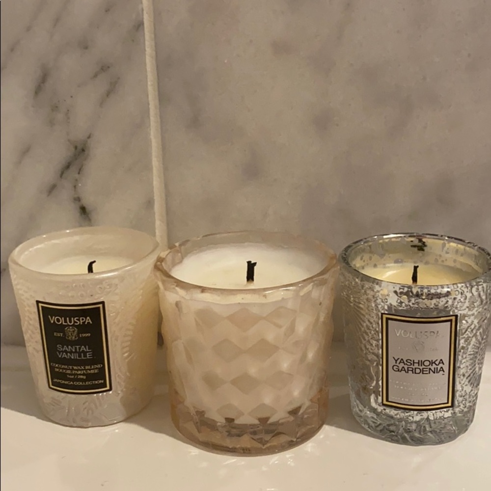 Set of 3: Voluspa Mini Votive Candles
